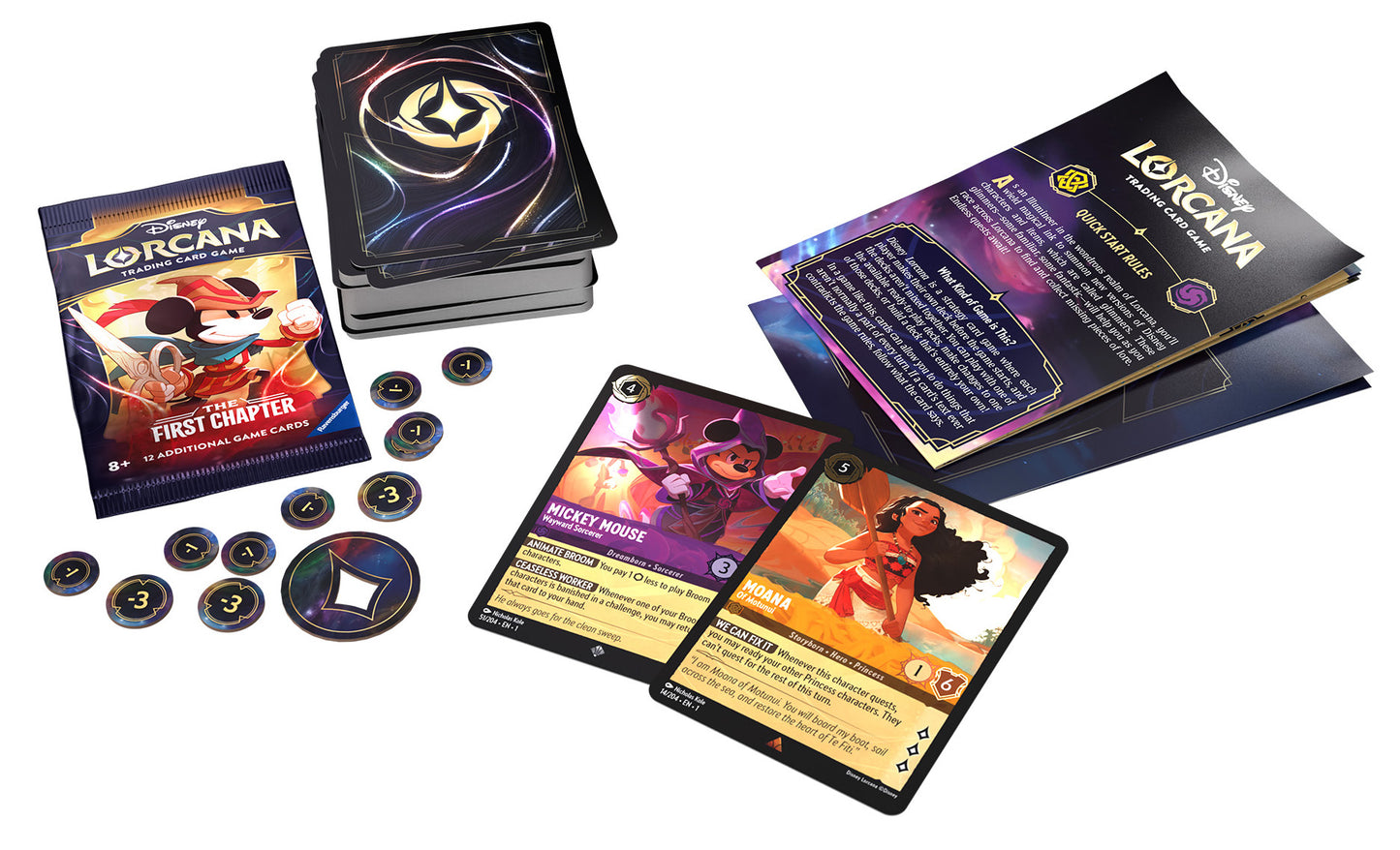 Disney Lorcana: The First Chapter Starter Deck - Amber & Amethyst (Moana & Mickey)