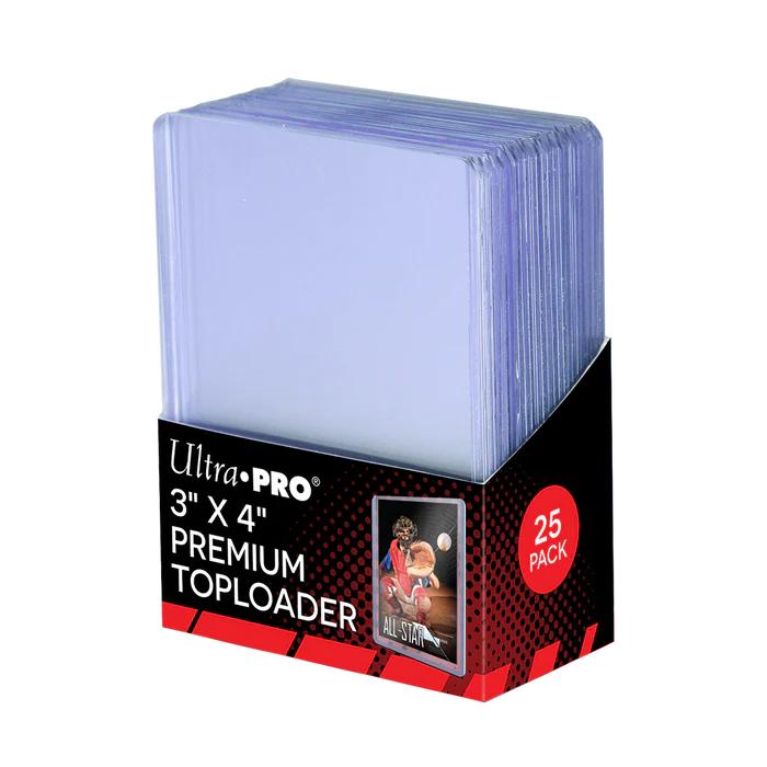 Ultra Pro Ultra Clear Premium Toploaders for 2.5" x 3.5" Trading Cards, 25-Pack