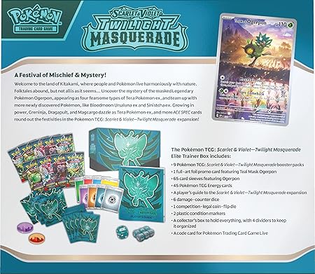 Pokemon Trading Card Game Twilight Masquerade Elite Trainer Box