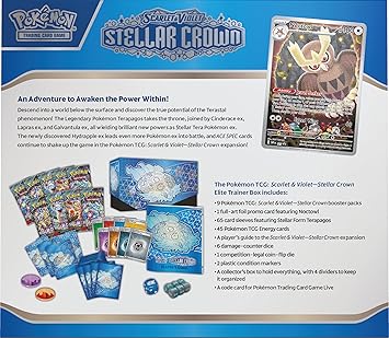 Pokémon TCG: Scarlet & Violet-Stellar Crown Elite Trainer Box