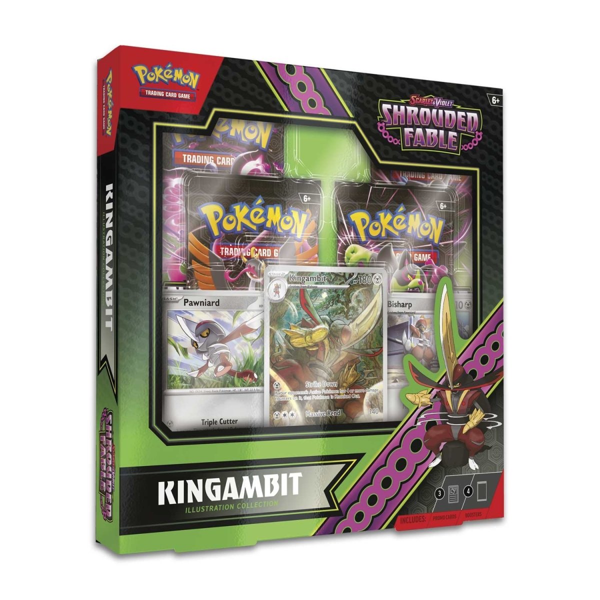 Pokémon TCG: Scarlet & Violet-Shrouded Fable Kingambit Illustration Collection