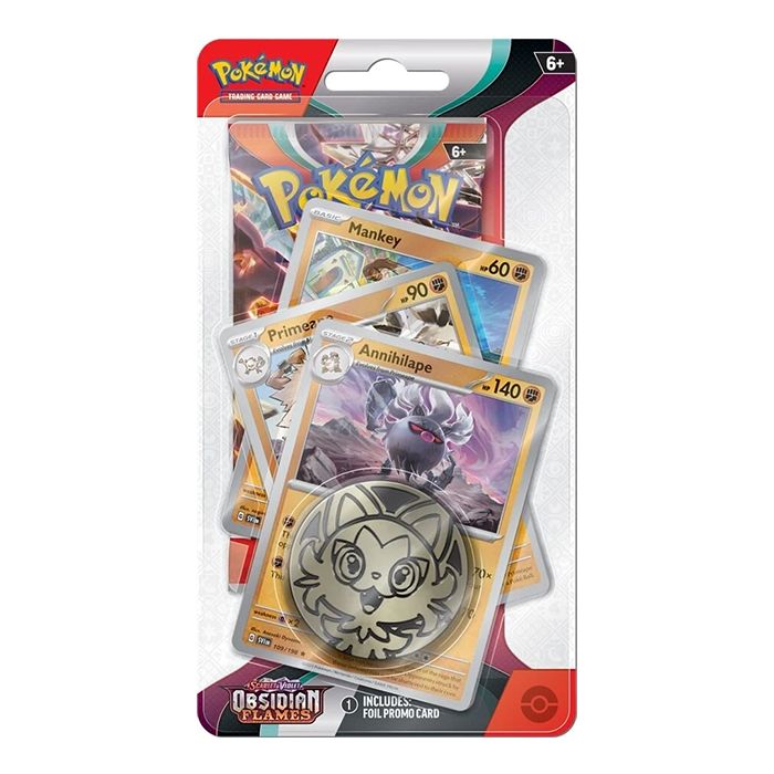 Pokemon Scarlet & Violet Obsidian Flames Premium Checklane Blister - Annihilape