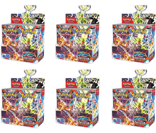 6 x  Pokémon TCG: Scarlet & Violet Obsidian Flames Booster Display Box (36 Packs)