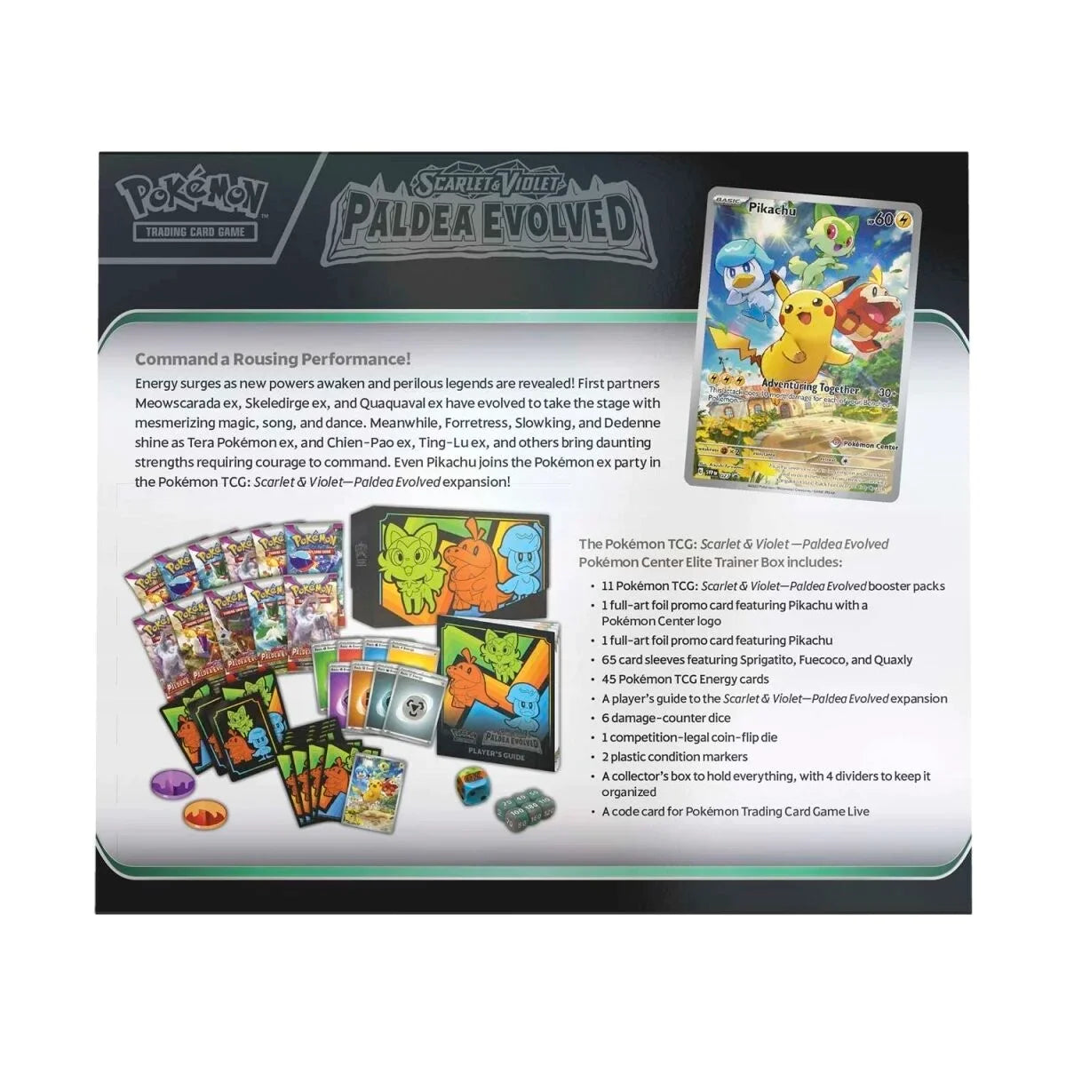 Pokemon Scarlet & Violet Paldea Evolved: Elite Trainer Box