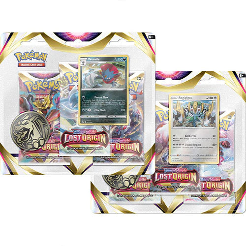 Pokémon TCG: Sword & Shield-Lost Origin 3 Pack Blister