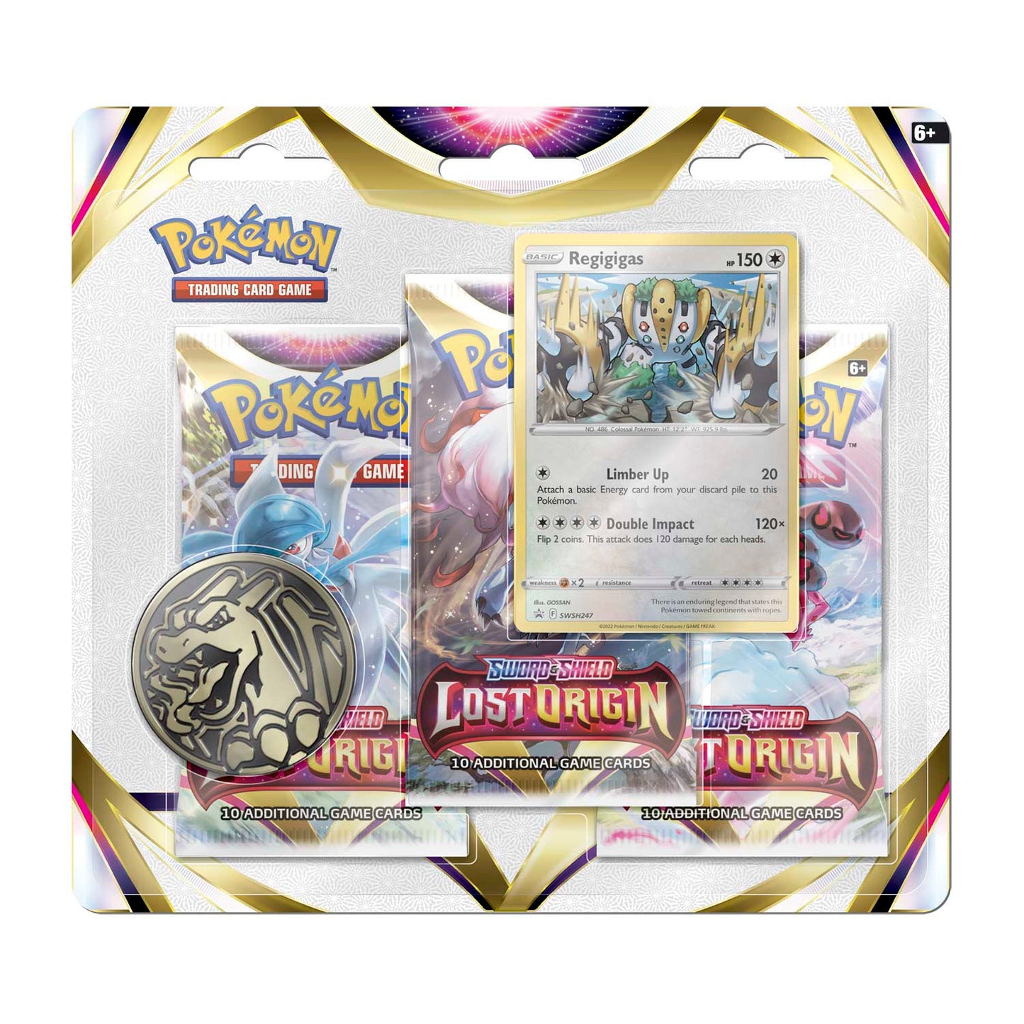 Pokémon TCG: Sword & Shield-Lost Origin 3 Pack Blister