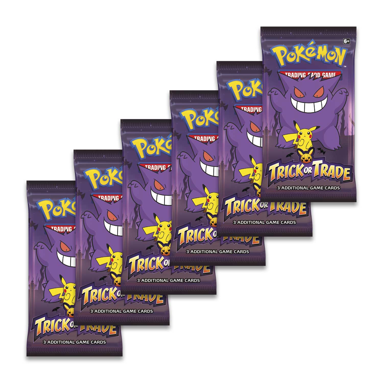 UNOPENED Pokémon Halloween newest Trick or Trade 3 bag BUNDLE