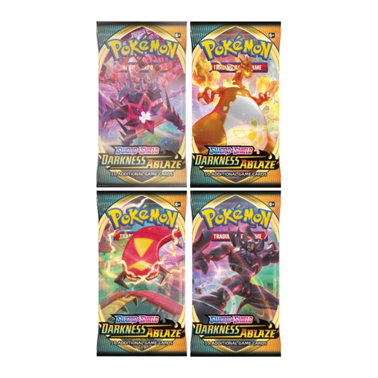 Pokemon Sword & Shield 3 Darkness Ablaze Booster Packs